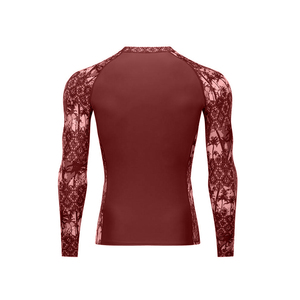 Rashguard de Compresión Sublimado Personalizado de Alta Calidad para BJJ MMA, Manga Larga, Spandex/Poliéster, Secado Rápido, para Hombre - Product Image 2
