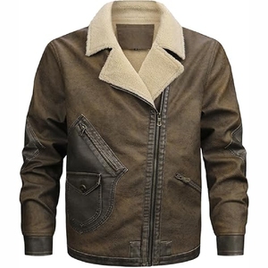 Best-seller Veste en cuir imperméable vintage pour homme personnalisée OEM - Product Image 6