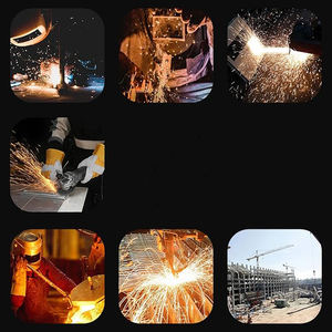 ถุงมือหนังสำหรับผู้ชายถุงมือทำงานถุงมือสำหรับงานหนักพร้อมปลอกแขนนิรภัยและหนังฝ่ามือ - Product Image 6