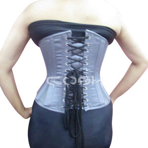 Corsé ligero de algodón bajo el busto para adelgazar la cintura y uso diario |   Corsé de algodón bajo el busto - Product Image 6