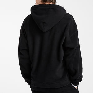 Sweat-shirt en molleton 100 % coton pour homme, personnalisé avec motif 3D en relief, col rond, manches longues, respirant, fermeture éclair – Vente en gros - Product Image 2