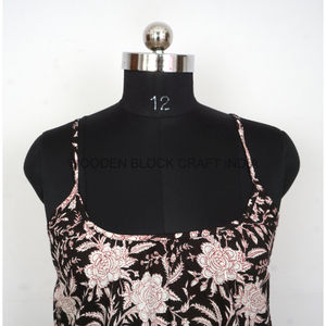 Nuevo Vestido Tipo Túnica de Verano para Mujer, Estilo Indio, de Algodón, sin Mangas, con Estampado Floral, Ecológico, Cintura Natural, Elegante, para Fiestas, Ideal para Regalo - Product Image 2