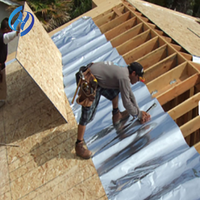 Sohi Feuille d'aluminium pure avec support adhésif pour isolation thermique de toitures et de bâtiments