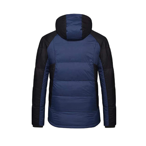 Veste bouffante en laine style High Street pour hommes rembourrage épais manteau à bulles d'hiver coquille de lin solide avant OEM service disponible - Product Image 2