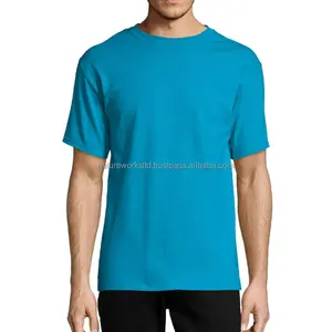 100% कपास बुना कपड़ा टी शर्ट हैवीवेट टी-शर्ट 160 जीएसएम कस्टम रंग का आकार प्रिंट पुरुषों के टी-शर्ट परिधान आपूर्तिकर्ता