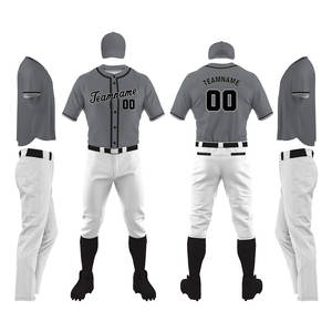 Uniformes de baseball pour hommes Produit très demandé Uniforme de baseball Concevez votre propre style Meilleur matériel OEM Services - Product Image 1
