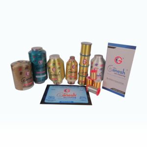 Fil à coudre torsadé à haute ténacité Technique de tissage fin pour la broderie de quilting Finition lisse Motif teint - Product Image 5