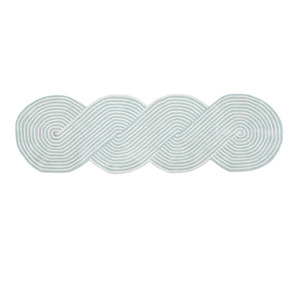 Tapis rectangulaire pour salon en chenille de laine premium, écologique et adapté aux animaux domestiques - Product Image 1