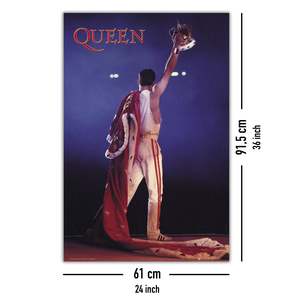 Queen's Crown <b>Poster</b> Modern Design Style Canvas Material Black <b>Frame</b> Wall Decor - Product Image 4