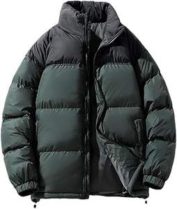 Chaqueta de Plumón de Nailon Gruesa y Cálida de Invierno con Diseño Personalizado para Hombre - Product Image 2