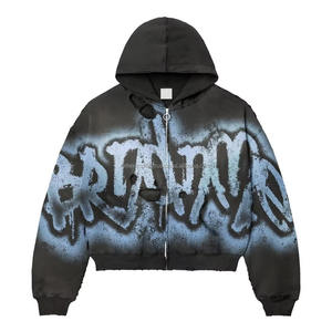 Men's Premium Custom Essential Hoodie Heavyweight 400gsm French Terry 100% Cotton Boxy Fit Embroidered Digital for Winter - Product Image 2