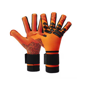 NISHAN SPORTS Gants de gardien de but adulte de qualité professionnelle en cuir de latex épais à doigts entiers, design antidérapant économique - Product Image 1
