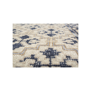 Tapis en laine noués à la main Erbe Ivory, motifs géométriques et abstraits pour la maison, le salon, le couloir et la salle de séjour, épaisseur 10 mm - GS-1086 - Product Image 3