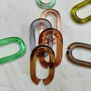 Eslabones de Cadena de Resina Transparente de Lujo para Decoración del Hogar Personalizada y Aplicaciones Decorativas de Pared, Multicolores - Product Image 5