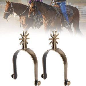 Venta caliente Unisex de acero inoxidable Espuelas de montar Comfort Roller Horse Equipo DE SEGURIDAD Venta al por mayor Productos para caballos - Product Image 5