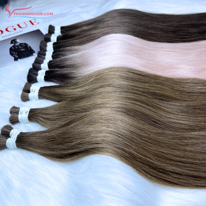 ผมบริสุทธิ์100% ผมจริง Remy จากเส้นใยสังเคราะห์ผสมสีสวย - Product Image 4