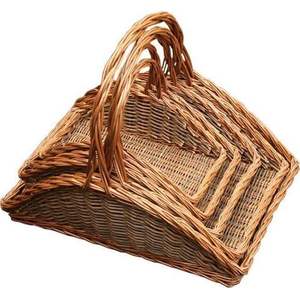 Elegant tall <b>rattan</b> basket for storing umbrellas or walking sticks in traditional or rustic themed entryways - Product Image 4