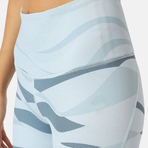 Pantalones de Yoga de cintura alta para mujer, ropa de gimnasio de talla grande elástica suave, mallas impresas por sublimación transpirables a la moda - Product Image 5