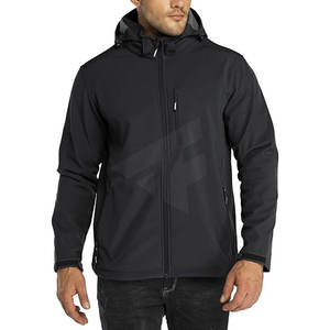 Vente en gros de logo personnalisé veste Softshell en polyester respirant avec capuche col rond style de rue pour la saison d'hiver à l'extérieur - Product Image 1
