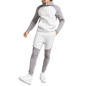 Conjunto Deportivo Personalizado, Sudadera con Capucha, Pantalones Deportivos, Mangas Largas, para Hombre, Traje para Correr, con Paneles de Color, Alta Calidad - Product Image 1