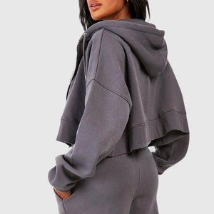 Chándal Transpirable para Mujer, Color Sólido, con Mangas Largas, Servicio OEM, Precio Económico, con Cierre de Cremallera, Diseño 2026 - Product Image 5