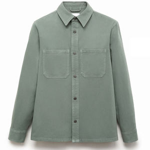 Nueva moda chaquetas de mezclilla con estampado personalizado para hombres 100% algodón ropa de calle personalizada chaqueta de mezclilla informal para hombres - Product Image 6