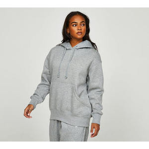 Ensemble sweat-shirt et pantalon de survêtement décontracté pour femme, 100 % nylon, respirant et léger, motif uni, personnalisable par sérigraphie, collection hiver 2025, vente en gros - Product Image 4