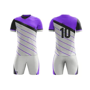 wholesale 2024 New custom made Professional Men Soccer Uniform OEM Service Custom Logo Men Soccer Uniforms For Sports Wear