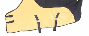 High Quality Comfortable Durable 210D Satin <b>Fabric</b> <b>Red</b> Winter Horse Rug Standard Neck Fleece Nylon Lining Polar Fleece Dressage - Product Image 4
