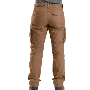 Vente en gros de pantalons de travail décontractés pour hommes, streetwear, coupe régulière, pantalons cargo à poches multiples et jambes droites, options de taille supérieure - Product Image 2