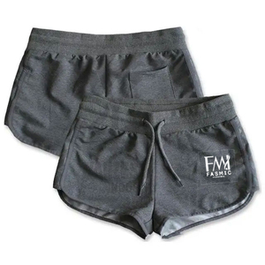 Pantalones cortos de gimnasio de cintura alta para mujer, Control de barriga, talla grande, estampado sin costuras, botín para correr, patrón de Jersey que absorbe el sudor de Color personalizado - Product Image 1