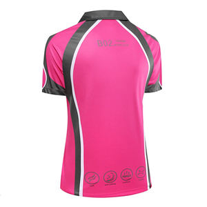 Camiseta Polo de manga corta bordada para hombre que absorbe la humedad al por mayor - Product Image 6