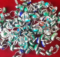 925 Argent Sterling Plaqué Naturel Tibétain Turquoise Gemme En Vrac Lot Ovale Lunette Réglage Cocktail Anneau À La Main Bijoux De Mode