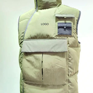 Conception personnalisée OEM et logo bulle veste demi-manche meilleure vente chaude veste matelassée demi-manche - Product Image 1