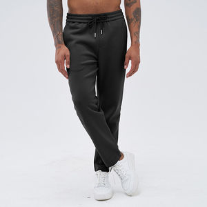 Pantalons de survêtement personnalisés avec logo Hip Hop, pantalons en molleton empilés, pantalons de jogging pour hommes, taille élastique, pantalons de jogging évasés empilés - Product Image 6