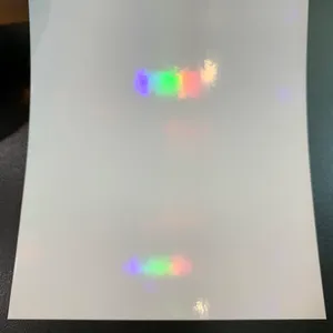 Film holographique auto-adhésif transparent en vrac, vente en gros, enveloppe réfléchissante arc-en-ciel pour l'emballage, la décoration et l'image de marque - Product Image 3