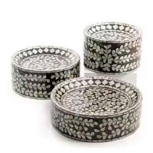 Élégant support de gâteau en nacre 100% multi-décoratif artisanat indien pour anniversaire fête de mariage outils de gâteau élégants - Product Image 3