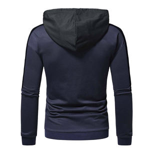 Sudadera con capucha de algodón 100% para hombre, sudadera de Color sólido con logotipo personalizado, estampado en relieve, patrón de diseñador, básico de Invierno en Blanco - Product Image 3