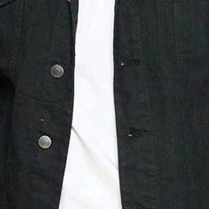 Veste en jean pour homme sur mesure en gros, coton de haute qualité, logo personnalisé, design respirant, veste en jean légère pour homme - Product Image 2