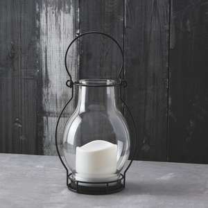 Lanterne en métal personnalisée avec lanterne en verre pour jardin extérieur et lanterne décorative d'intérieur en métal pour bougie à la maison - Product Image 1