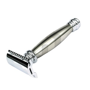 Ready Stock Eco Friendly Biodegradable Premium Stainless Steel <b>Blade</b> with Kraft Paper Box Packaging Natural Bamboo <b>Razor</b> - Product Image 1