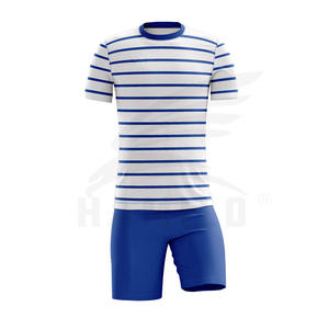 2024ชุดฟุตบอลโพลีเอสเตอร์100% ชุดนักฟุตบอลของผู้ชายเครื่องแบบใหม่ - Product Image 5