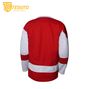 Uniforme de hockey sur glace de haute qualité Sportswear 100% Polyester Logo personnalisé léger et nom d'équipe Oem - Product Image 2
