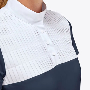 Recién llegado, ropa Ecuestre para mujer, camisa para montar a caballo, camisa deportiva de compresión para mujer, camisa de manga corta para espectáculo ecuestre - Product Image 3