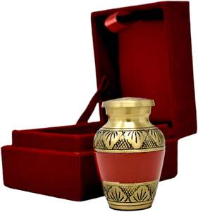 Urnas pequeñas para cenizas humanas, urna para cenizas humanas, mujer adulta, funeral de mamá y papá para pequeños recuerdos, viene con estuche rojo nube - Product Image 2