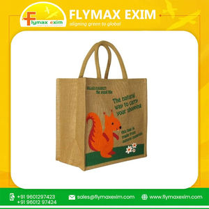 Sacs fourre-tout en toile de jute à la mode, réutilisables et personnalisés respectueux de l'environnement Sacs fourre-tout en jute naturel personnalisés à vendre Sacs à provisions - Product Image 4