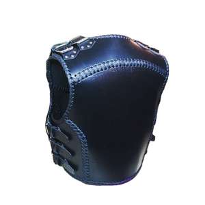 Chaleco de Cuero para Hombre, Estilo Urbano, con Bolsillo Tridimensional, Prenda Exterior de Invierno, Diseño Moderno, Personalizable - Product Image 4