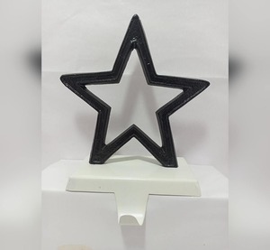 Elegante Soporte para Calcetines en Forma de Estrella Negra, Decoración Navideña Premium para el Hogar al Mejor Precio - Product Image 1