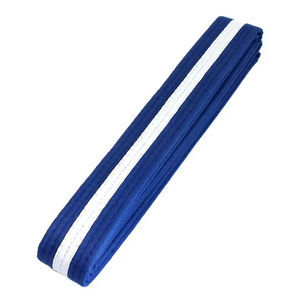 Customizable 100% Cotton Solid <b>Karate</b> Belt Durable Martial Arts <b>Equipment</b> with Size Options - Product Image 2