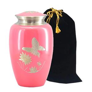 Top Selling European Style Blue Butterflies Cremation Urns Customized Colour American Adult Funeral Memorial Keepsake Ashes <b>Jars</b> - Product Image 5
